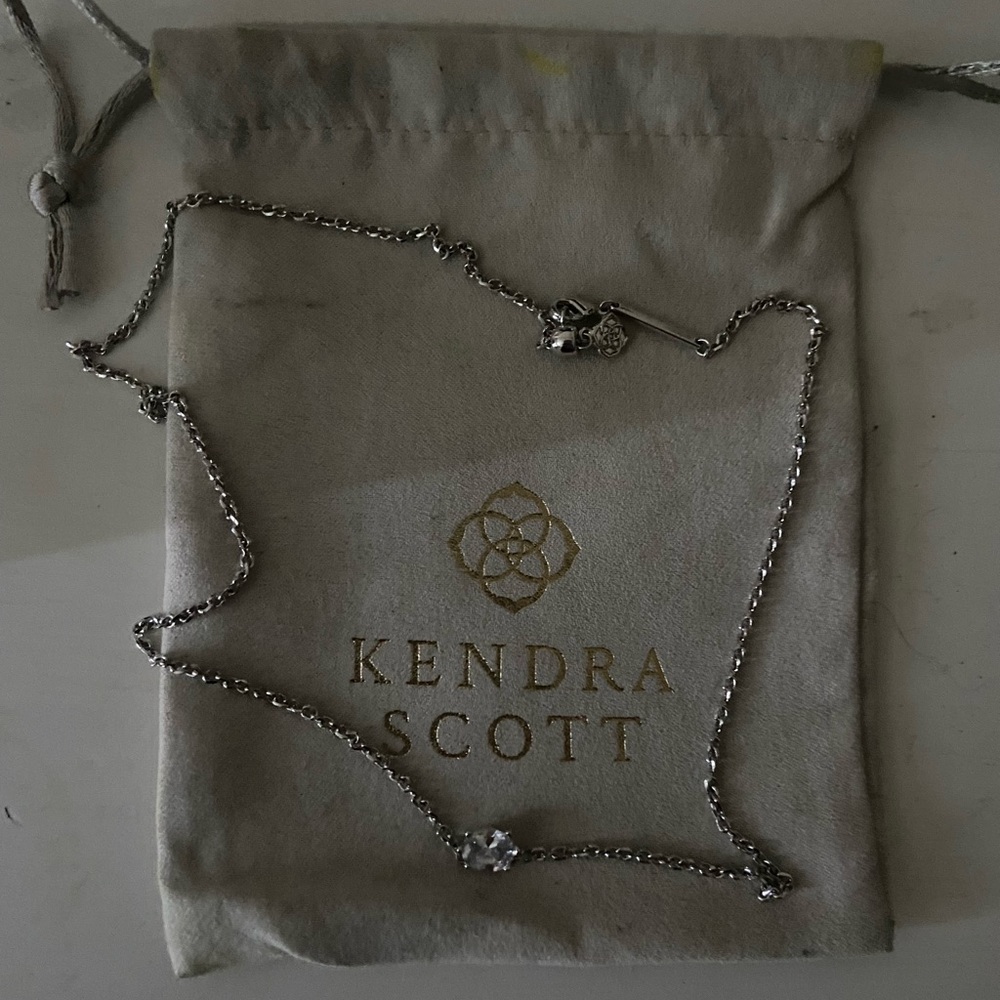 Kendra scott silver jewel necklace